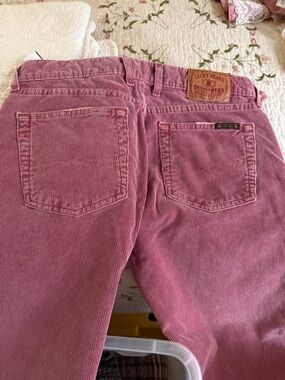 Lucky Brand Rose Corduroy Dungarees Pants